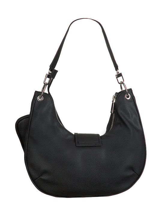 Damen Hobo Tasche Schwarz