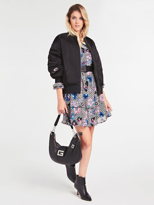 Damen Hobo Tasche Schwarz