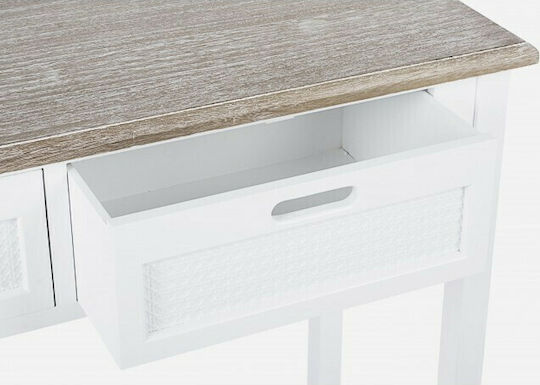 Dorotea Konsole Holz White L100xB40xH80cm