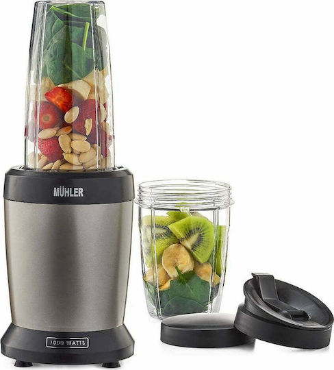 Muhler Blender Cu Cană Din Plastic 800 Ml 1000W Auriu MNB-1200