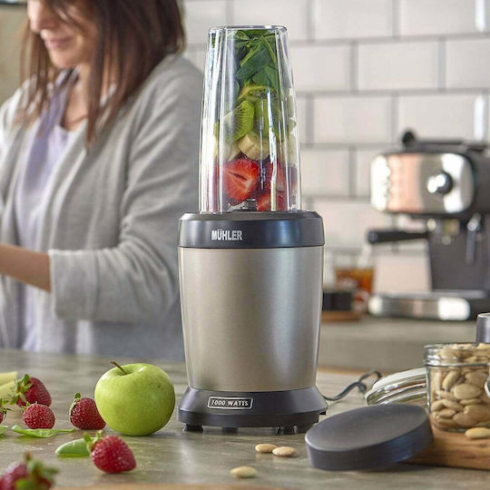 Muhler Blender Cu Cană Din Plastic 800 Ml 1000W Auriu MNB-1200