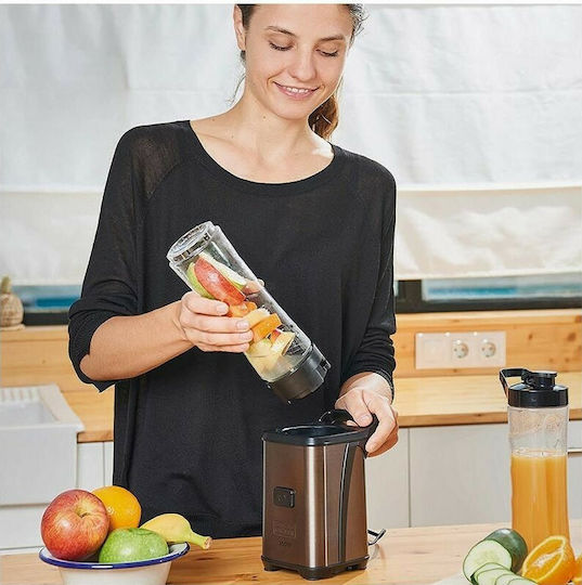 Black & Decker Blender With Plastic Jug 600 ml 350W Gray BXJBA350E