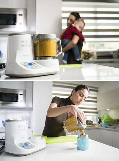 Nuvita Pappasana Vapor Combo 2-In-1 Baby Food Steamer with Blender 0.5lt
