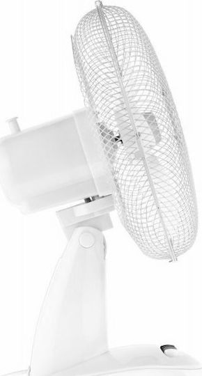 Teesa TSA-8023 Επιτραπέζιος Ανεμιστήρας 35W Διαμέτρου 33cm Λευκός