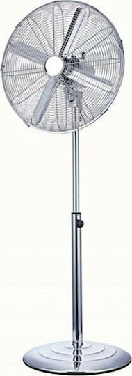 Mistral Plus Стоящ Вентилатор 50W С Диаметър 40см Сребрист