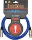 Prostage XLR male to XLR female 10m Cable Blue ...