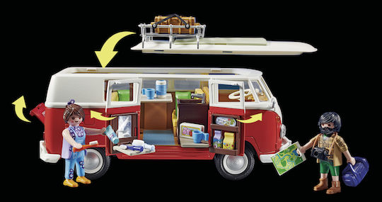 Playmobil Volkswagen T1 Camping Bus pentru 5-99 ani 70176