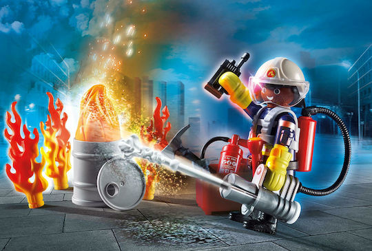 Playmobil Действие на града Fire Brigade за 4+ години години