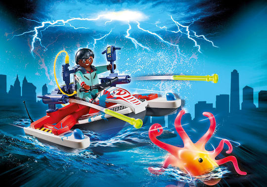 Playmobil Ghostbusters Zeddemore with Aqua Scooter for 6+ years old years old