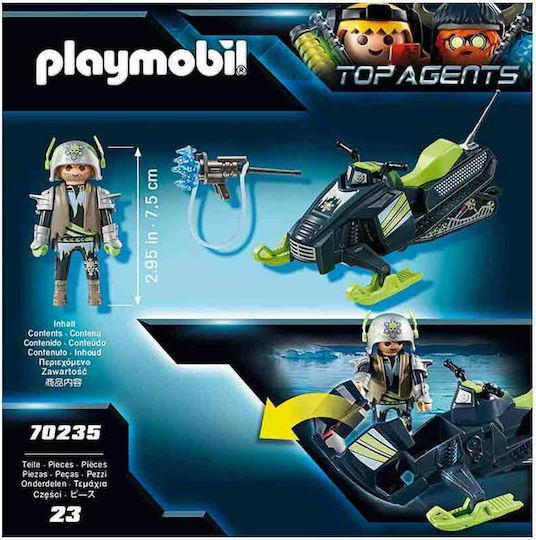 Playmobil Топ агенти Arctic Rebels Ice Scooter за 6+ години години