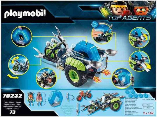 Playmobil Топ агенти Arctic Rebels Eistrike за 6+ години години