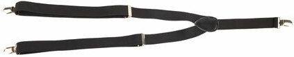 Carnival Suspenders White 1pcs (Μiscellaneous Colors)