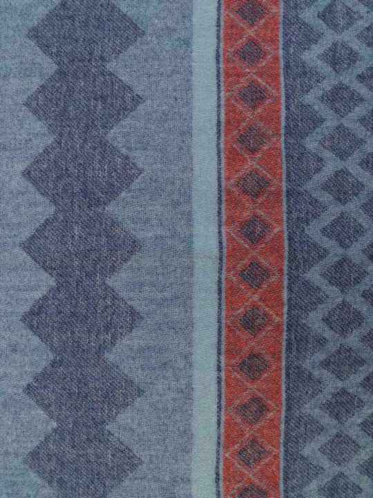 Doca Women's Wool Scarf Blue