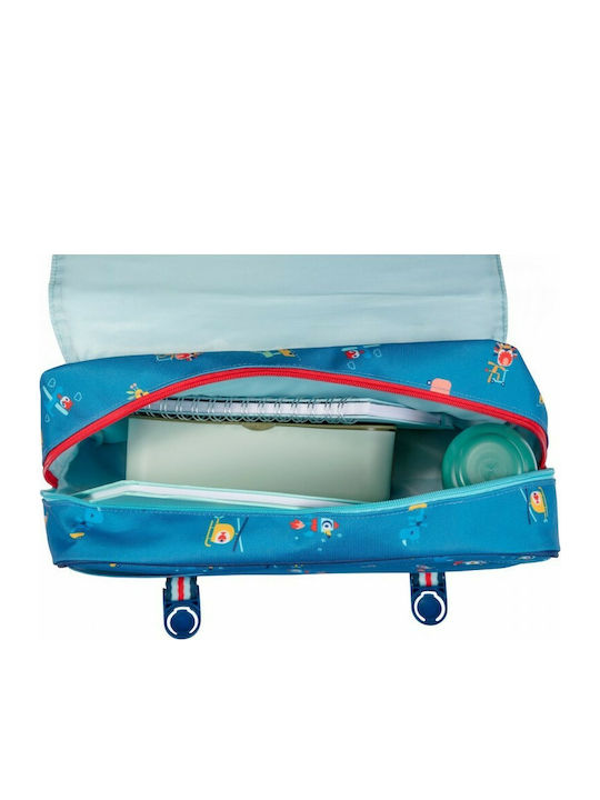 Lilliputiens On Road School Bag Backpack Kindergarten Blue