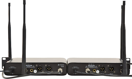 Chord SU20 Dual UHF Handheld Set Σετ Ασύρματο Δυναμικό Μικρόφωνο Χειρός, Ζώνης για Φωνητικά