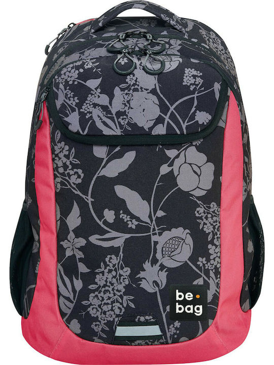 Pelikan Be.Bag Active Mystic Flowers School Bag Backpack Junior High-High School in Black color 27lt