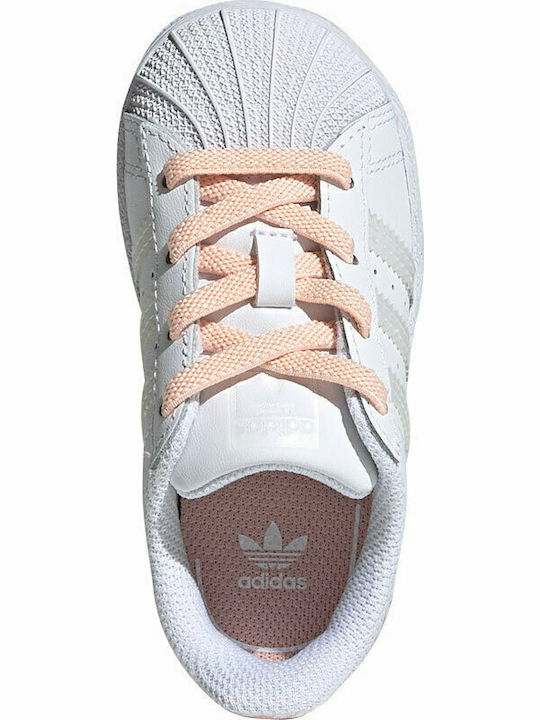 Superstar Superstar Kinder Sneakers Cloud White / Glow Pink