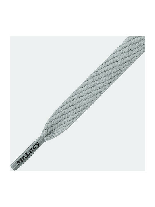 Mr.Lacy Flatties Shoelaces Gray 2pcs 130cm