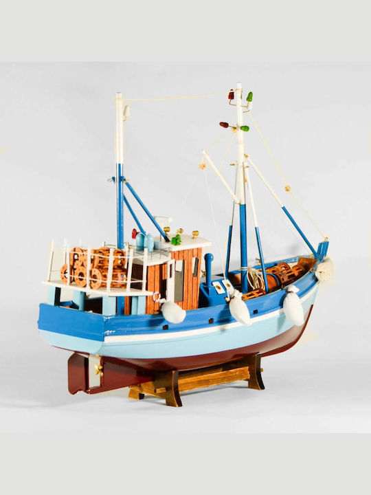 Fishboat Trawling Christmas Boat Fishboat Wooden 20x17cm