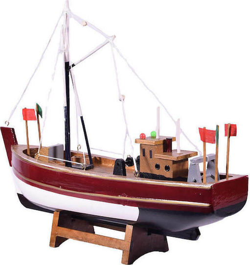 Рибарска Лодка Коледен Кораб 32x28см