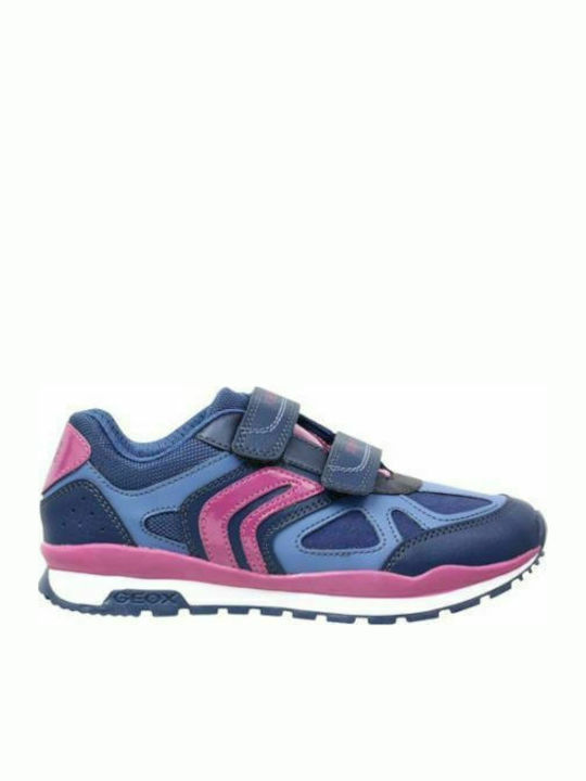 Geox Kids Sneakers Pavel Anatomic with Scratch Navy Blue