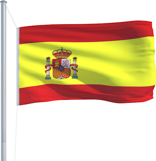 Flagge von Spanien Polyester mit einem Einsatz 150x90cm