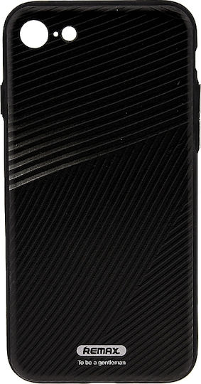 Remax Gentleman Zebra Umschlag Rückseite Kunststoff Schwarz (iPhone SE 2022/2020/8/7)