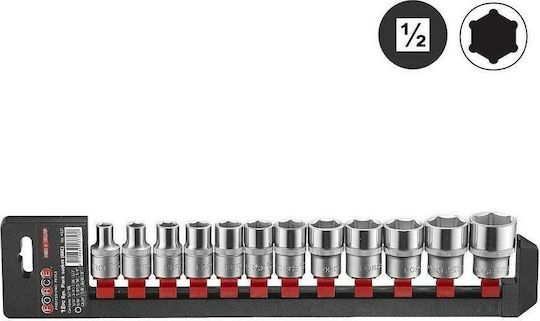 Force Socket Phillips Long with Square Drive 1/2"