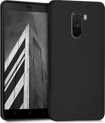 Forcell Back Cover Σιλικόνης Μαύρο (Pocophone F1)