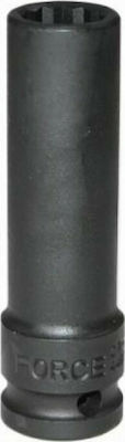 Force Socket Pneumatic Hex Long with Square Drive 1/2" Diameter 29mm