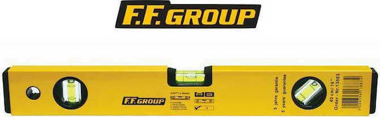 F.F. Group 13887 Wasserwaage Aluminium Magnetisch 80cm mit 3 Augen