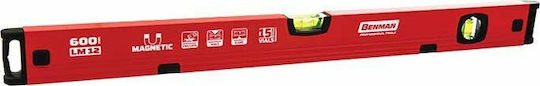 Benman L12 70609 Spirit Level Aluminum Magnetic 60cm with 2 Eyes