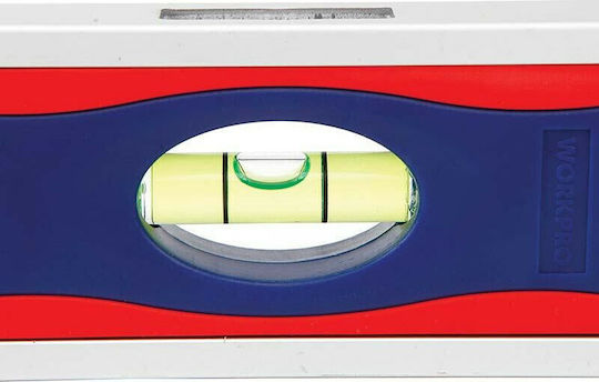 WorkPro W062003 Spirit Level Aluminum Magnetic 23cm with 3 Eyes