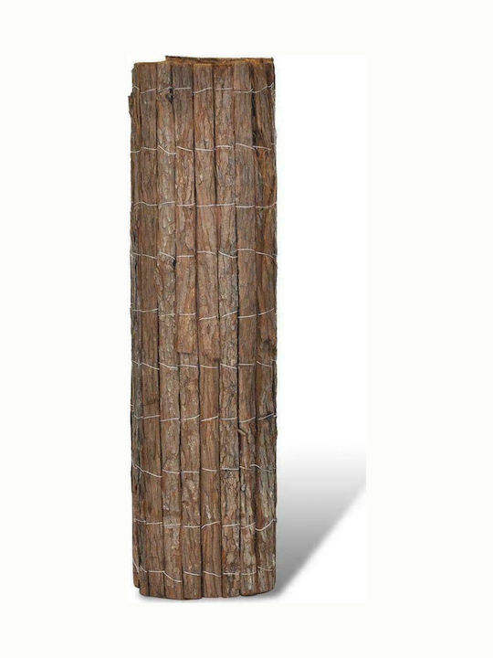 vidaXL Bambuszaun aus Baumrinde 1x4m