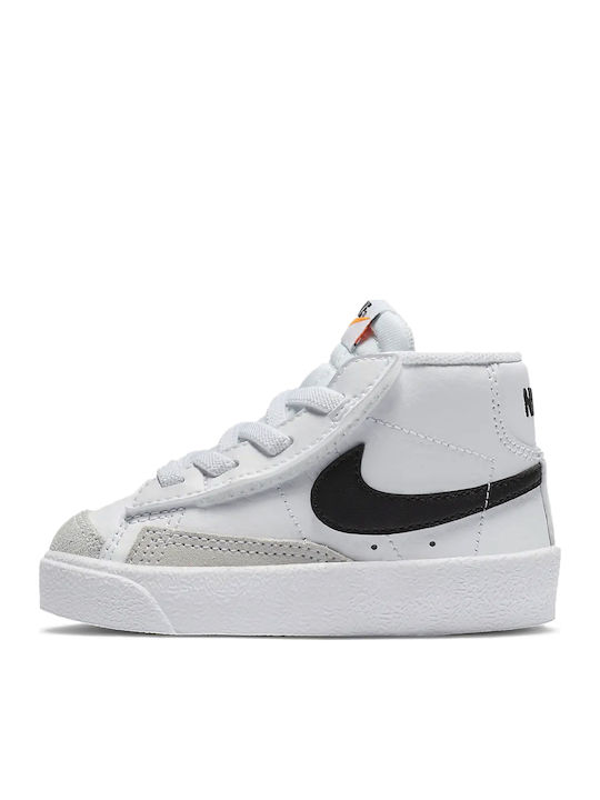 Nike Παιδικά Sneakers High Blazer Mid '77 Λευκά