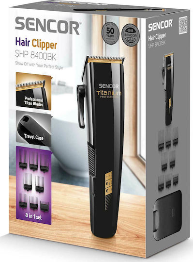 Sencor Rechargeable Hair Clipper Black SHP 8400BK