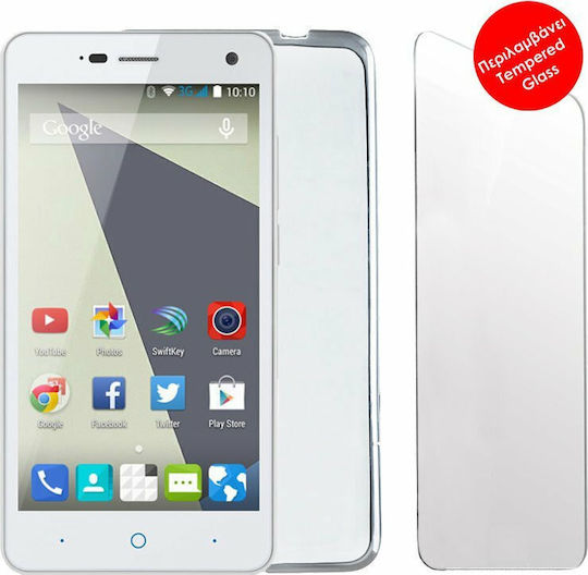 ZTE Slimcolor Задна корица Силикон 0.3мм Бял