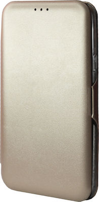 Elegance Book Δερματίνης Χρυσό (Galaxy J6)