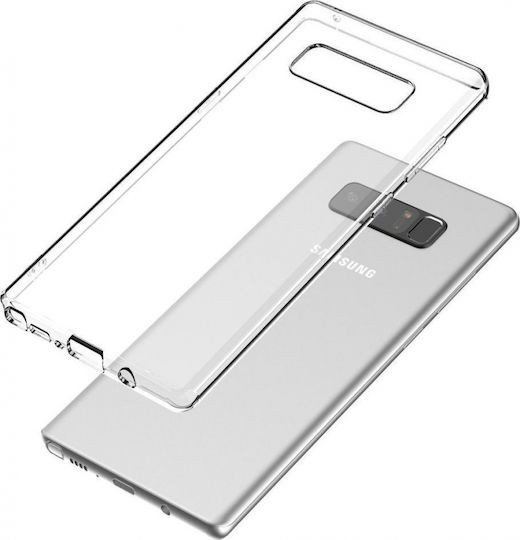 N950N TPU Ultra Slim 0.3mm Back Cover Σιλικόνης 0.3mm Διάφανο (Galaxy Note 8)