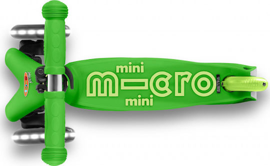 Micro Kids Scooter Mini Deluxe Led 3-Wheel for 2-5 Years Green