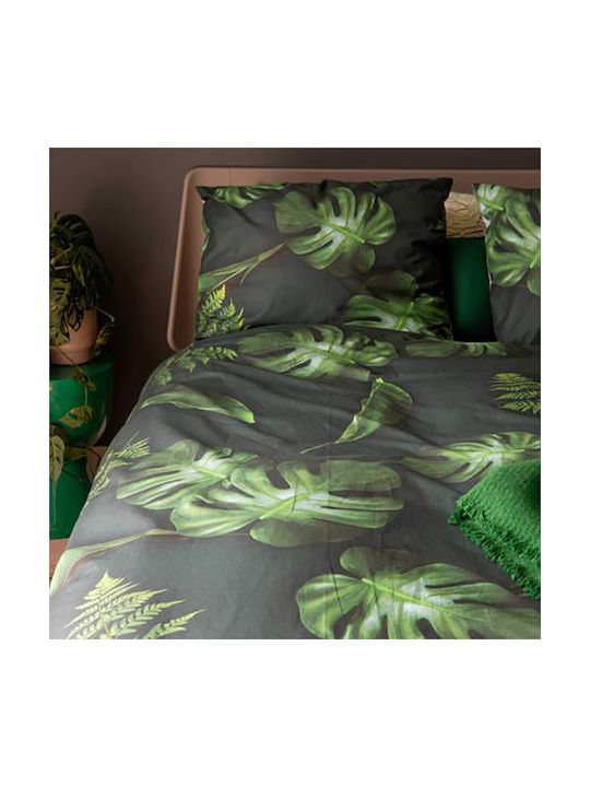 Snurk Forest Παιδική Παπλωματοθήκη Μονή Green 140x200εκ.