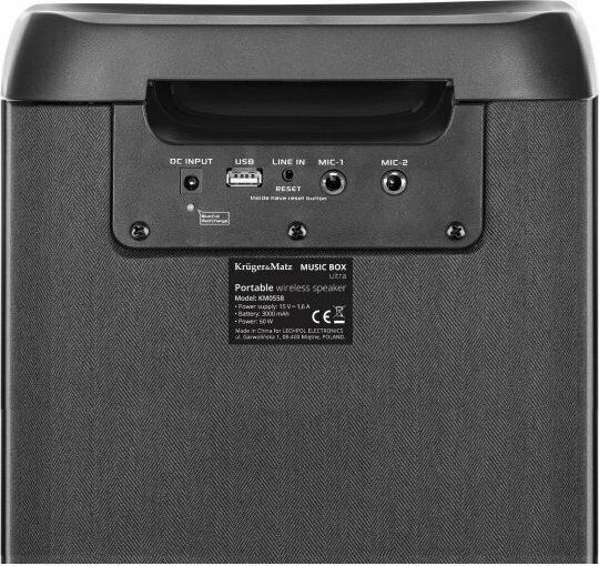 Kruger & Matz Ηχείο Music Box Ultra KM0558 Μαύρο