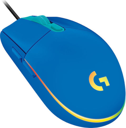 Logitech G102 Lightsync RGB Gaming Ποντίκι 8000 DPI Μπλε