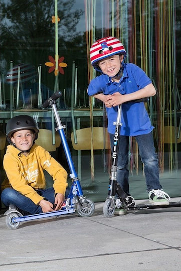 Micro Kinderroller Klappbar Sprite 2-Rad für 18+ Jahre Blau