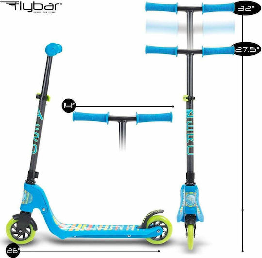 Flybar Kids Scooter Aero 2 2-Wheel Blue