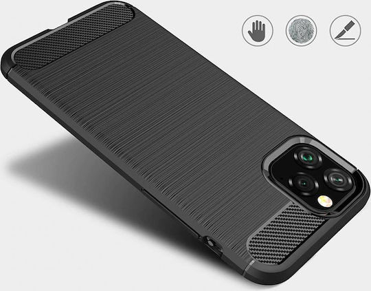 Powertech Back Cover Silicone Black (iPhone 11 Pro)