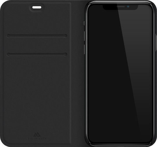 Black Rock Книга Изкуствена кожа Черен (iPhone XS Max)