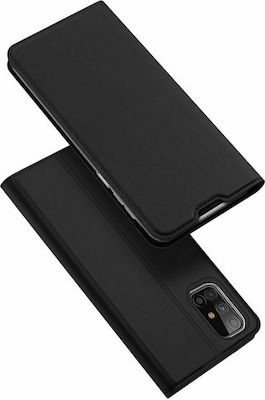 Dux Ducis Skin Pro Synthetic Leather Book Black (Galaxy M31s)