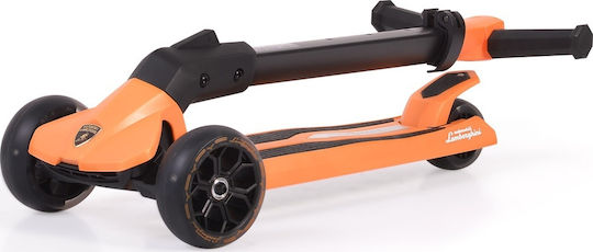 Byox Kids Scooter Foldable Lamborghini 3-Wheel for 3+ Years Orange