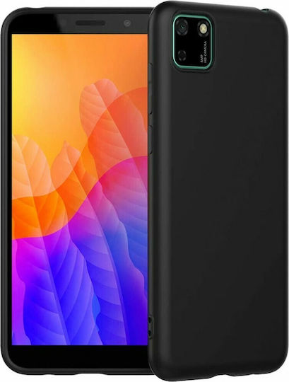 Back Cover Σιλικόνης Μαύρο (Huawei Y5p)